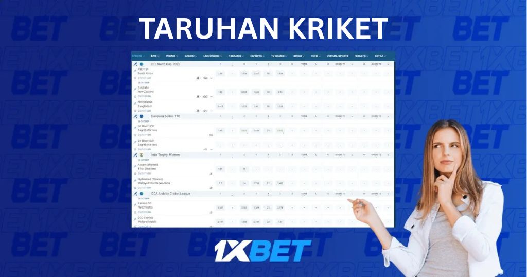 Panduan Langkah demi Langkah untuk Taruhan Kriket di 1xBet